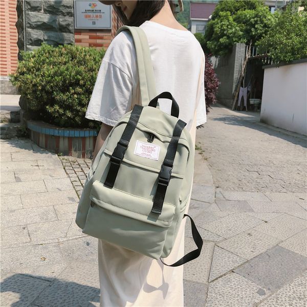 

fashion backpack women quality nylon shoulder bag travel bagpack students school backpack teenager girl boys backbag rucksack