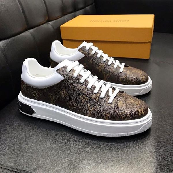 

mens shoes sneakers thick sole fashion with original box chaussures de sport pour hommes lace up luxembourg sneaker casual shoes for men, Black