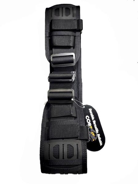 

tcmaoyi laser cutting tactical waist cover with belt tc0150-bk black, Black;gray
