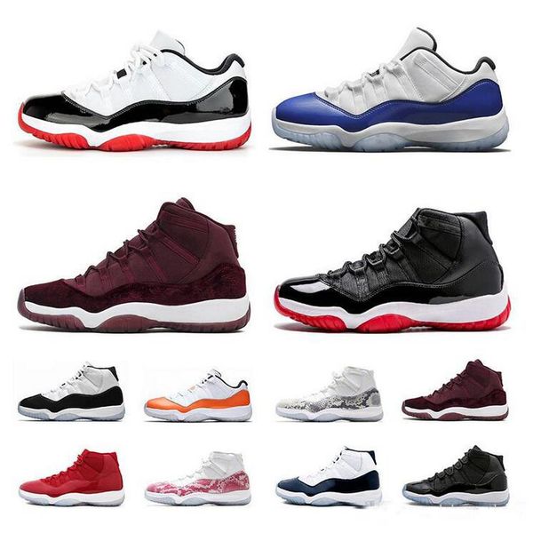 

with box 11 11s low bred closing ceremony navy gum basketball shoes men women 11s unc cherry varsity red emerald barons sneakers 36-47