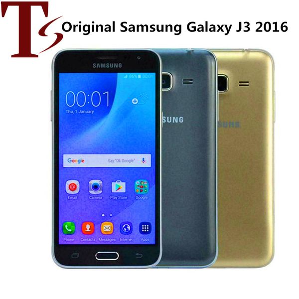 Оригинальный Восстановленное Samsung J320F J3 2016 J320 Оригинал Lcd Single Sim 1.5G RAM 8G ROM 5.0inch Smart Phone