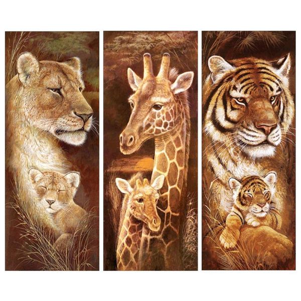 

full diamond 5d animal diamond painting tiger lion elephant diy diamond embroidery kit home decoration gift