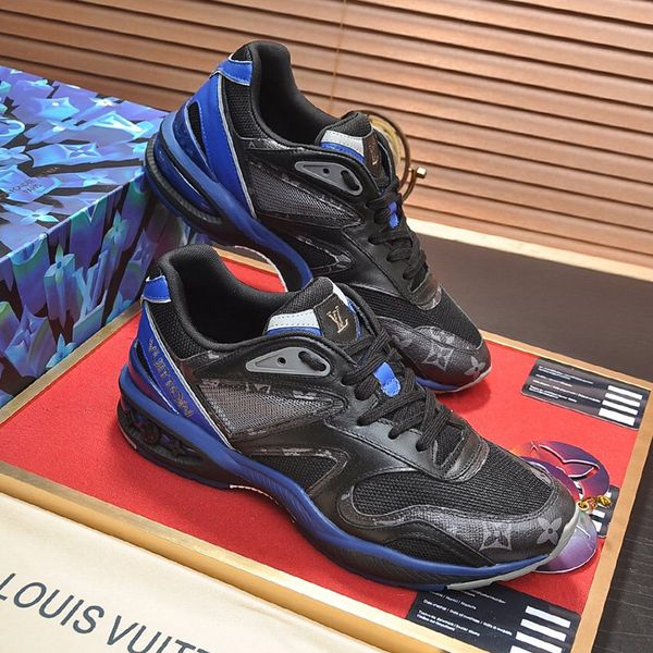 

2020 l11 fashion trend designer mens shoes leather mesh breathable comfortable outdoor shoes lace-up casual hiker shoes mens sneakers, Black