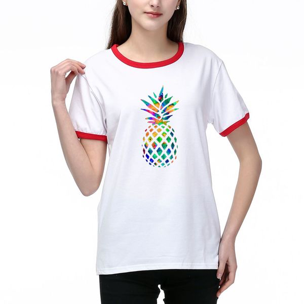 

women t shirts summer fashion lady tees breathable short sleeves animal flower pattern printed tees shirt short sleevest00, White