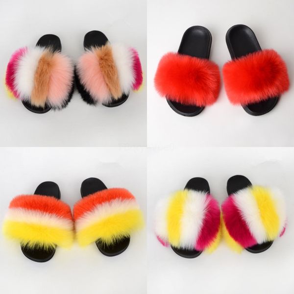 

fascinating2020 crossing shoe baby bring keep warm slipper wo other clothes joker flat bottom flange really rabbit's hair women&#039#26, Black