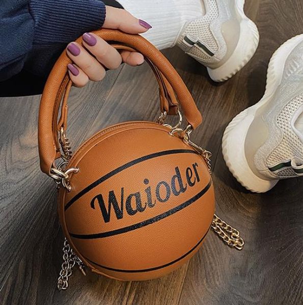 

designer handbag one-shoulder foreign female bag 2020 new arrival fashion crossbody bags basketball shape bag