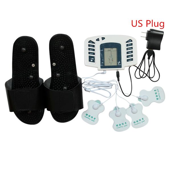 

household foot massager slipper electric shock stimulation therapy tens ems machine estim health care gift jr309