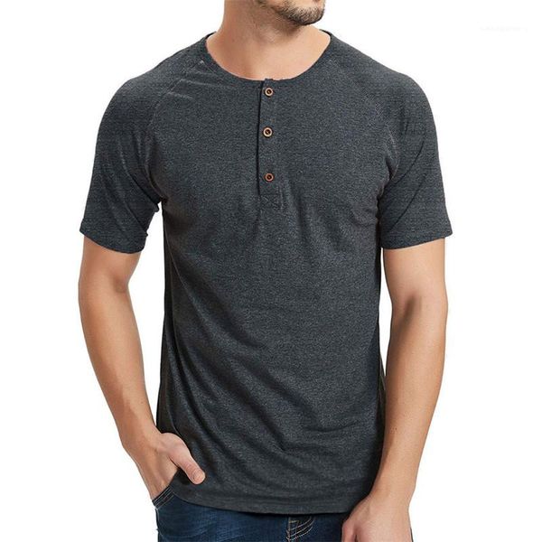 

sleeve crew neck tees men designer t shirts fashion natural color with button t-shirts casual short, White;black
