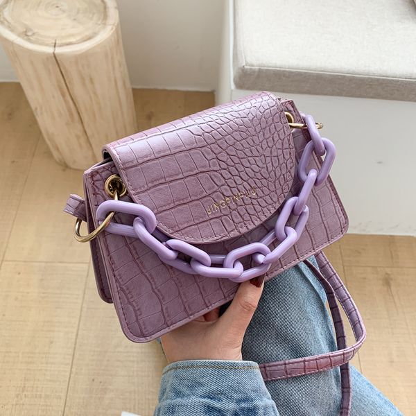 

mini special lock design crossbody bags for women 2020 fashion pu leather retro shoulder handbag female pure color messenger bag