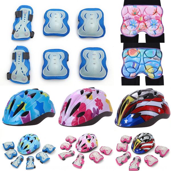 

hcr0o children's protective equipment helmet summer car roller skating helmet fall balance baby children's protective gear anti-sk
