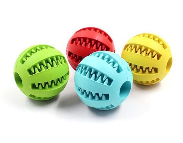 

fasthome & garden pet dog toy rubber ball toy funning light green abs pet toys ball dog chew toys tooth cleaning balls of food 4.8cm