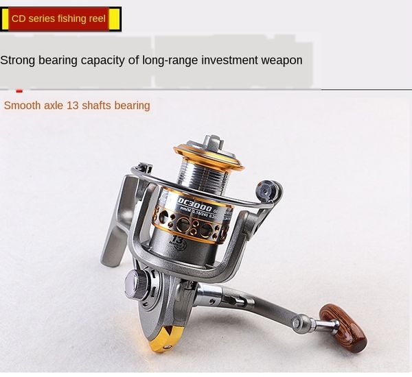 

13-axis metal line spinning wheel sea pole wheel fishing supplies fishing gear