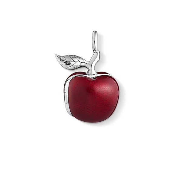 

can be opened red apple pendants for necklace thomas style silver fashion diy jewelry making accessories women men 2018 new