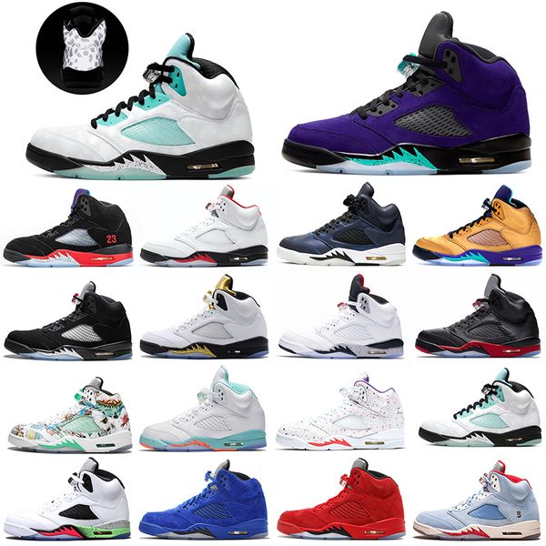

горячий jumpman 5 5s баскетбол обувь alternate винограда oregon разводят белый черный бел metallic laney замша красный синий мужские кроссов