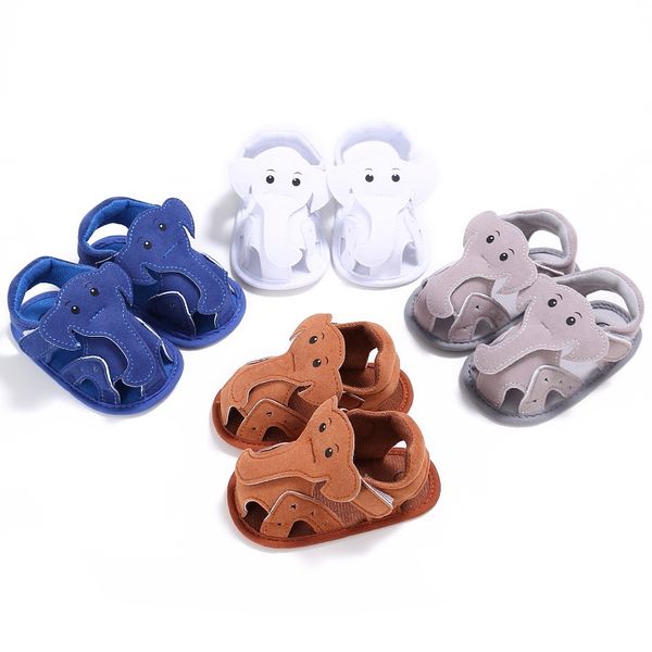 

first walkers kids elephant pattern hollow shoes summer baby boy casual prewalkers soft sole born girl