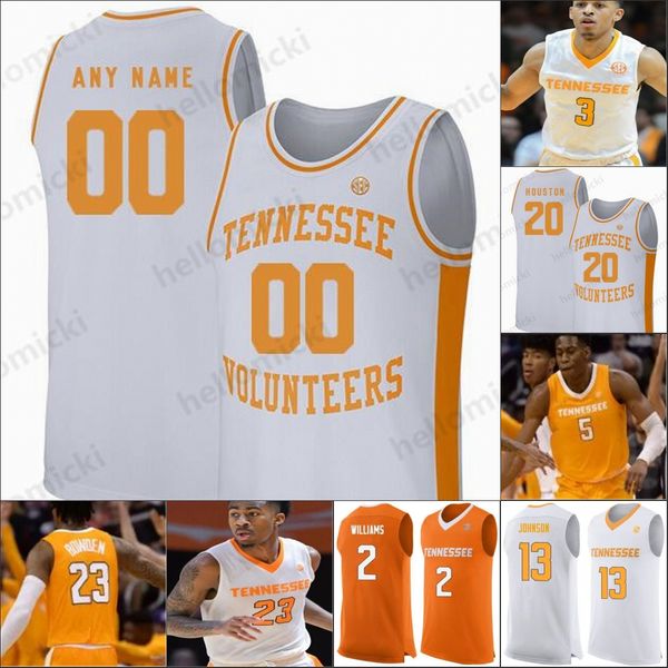 

Tennessee Volunteers Basketball stitched Jersey 23 Bowden 35 Yves Pons 1 Lamonte Turner 10 John Fulkerson 2 Grant Williams Admiral Schofield