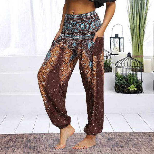 

womens loose yoga pants floral print wide leg trousers long stretch pants loose palazzo trousers sweatpantsharlan, White;red