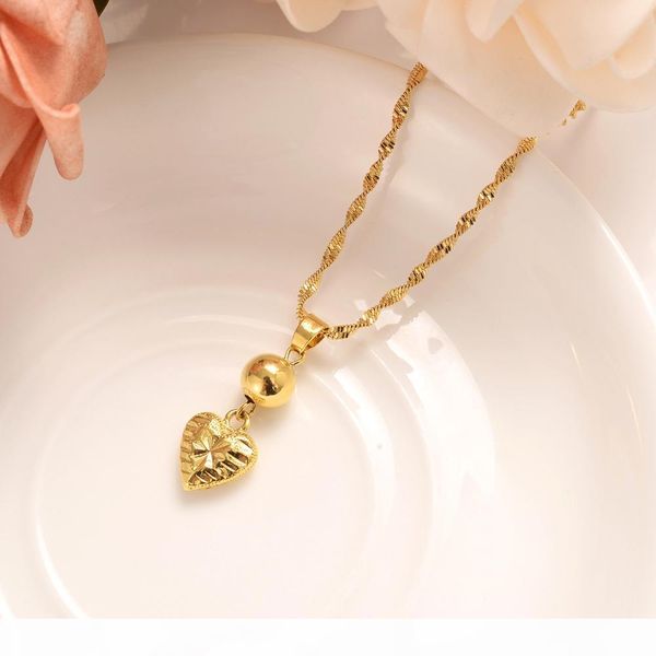 

f сердце ювелирные наборы классическая ожерелья серьги fine gold gf арабская африка wedding bride ', s приданое женщины девушки gif, Silver