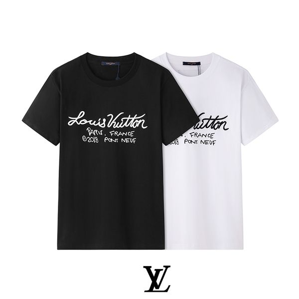 

лето вышивка + печать с короткими рукавами рубашки для мужчин и женщин новый черный и белый размер: smlxlxxl, White