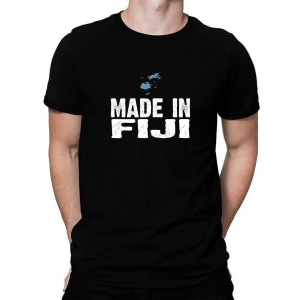 

made in fiji map t shirt daily wear popular high quality, Gray;blue