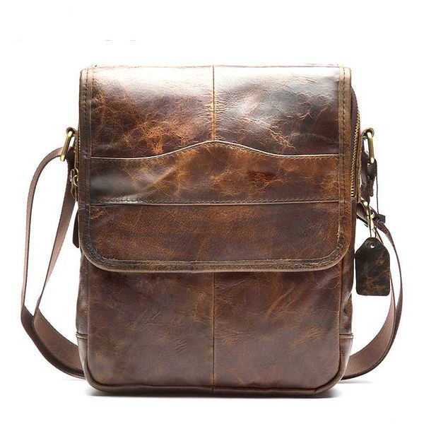 

men's shoulder bag genuine leather strap small casual flap male man men's crossbody bags for men leather 1121