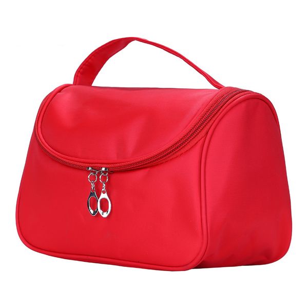 

fashion leisure cosmetic bag lady travel organizer accessory toiletry zipper waterproof nylon makeup bag holder bag