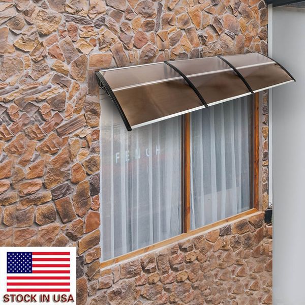 

300 x 100 household multi door & window rain cover eaves brown bord door and window decoration shed modern fashion window sun shed