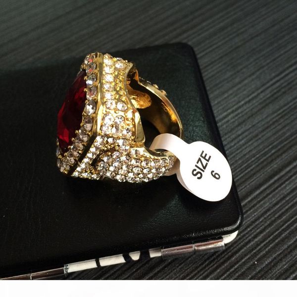 

new european and american men's hip hop diamond ring, Golden;silver