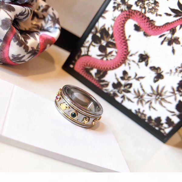 

s brand black bee designer rings for lady design mens and women party wedding lovers engagement gift luxury jewelry for bride with, Golden;silver