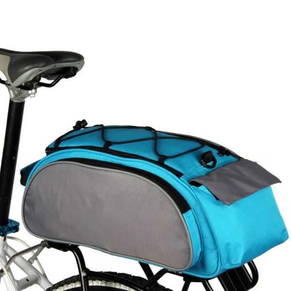 

13l durable cycling bag rear seat bike saddle rack trunk bag luggage carrier for women men bicycle accessories