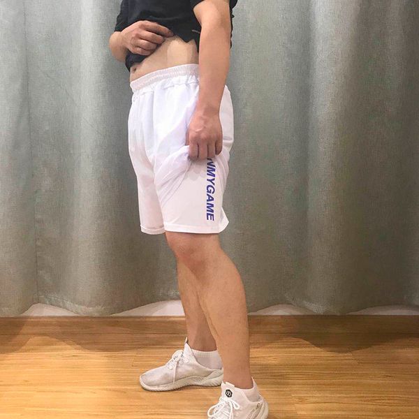 

muscle brother breathable running light board men double layer mesh shorts quick-dry casual shorts sports fitness pants, Black;blue