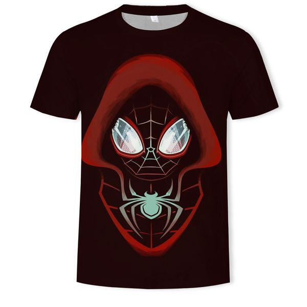 

mensmen and women fashion cartoon marvel digital printed t-shirt short sleeve, White;black