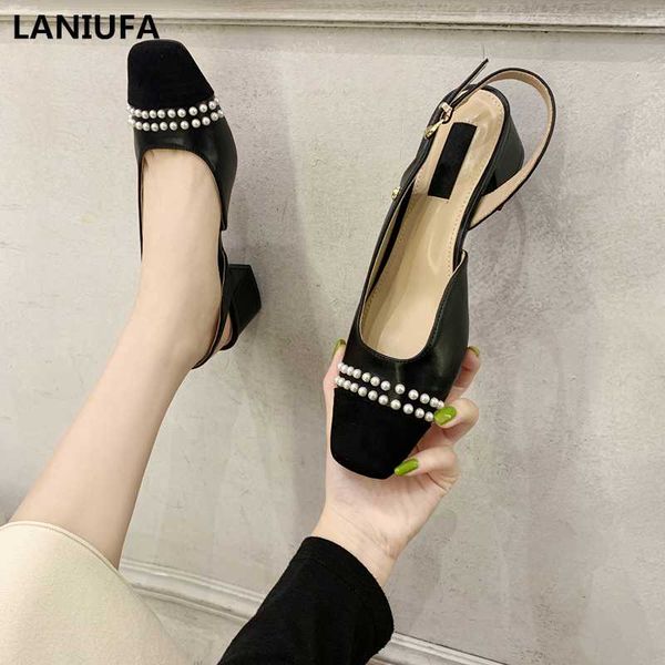 

fashion women high heels shoes women classics platform pearl square toe high heels pumps wedding dress shoes woman mujer, Black