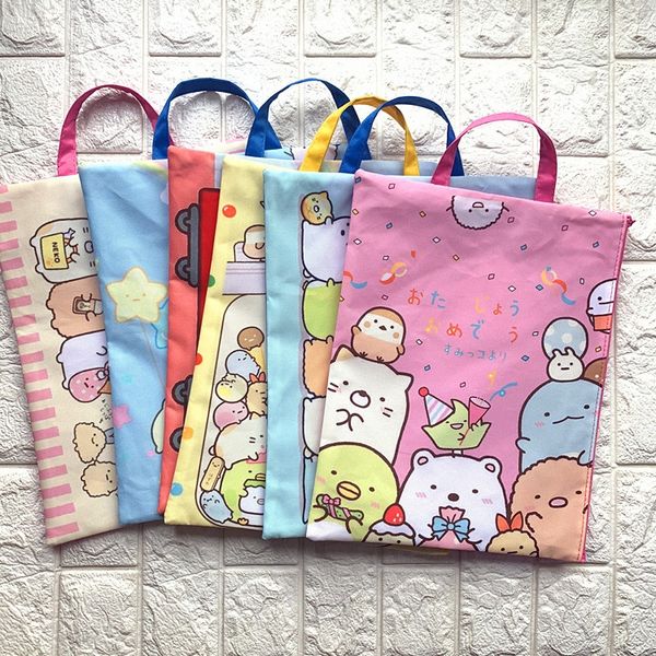 

new corner biology cosmetic cosmetic a4 portable file strong corner group family waterproof make-up bag student certificate bag