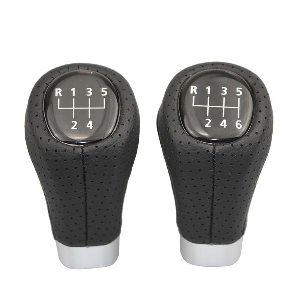 

car gear shift knob for bmw 3 5 6 series e36 e39 e46 e53 e60 e63 e83 e84 e87 e90 e91 e92 leather 5/6 speed shifter lever stick