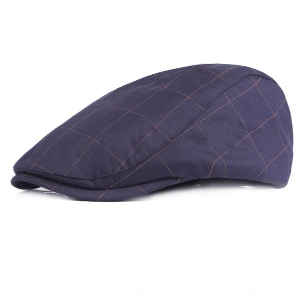 

middle-aged and elderly cap old men's hat autumn forward beret beret cap hat, Blue;gray