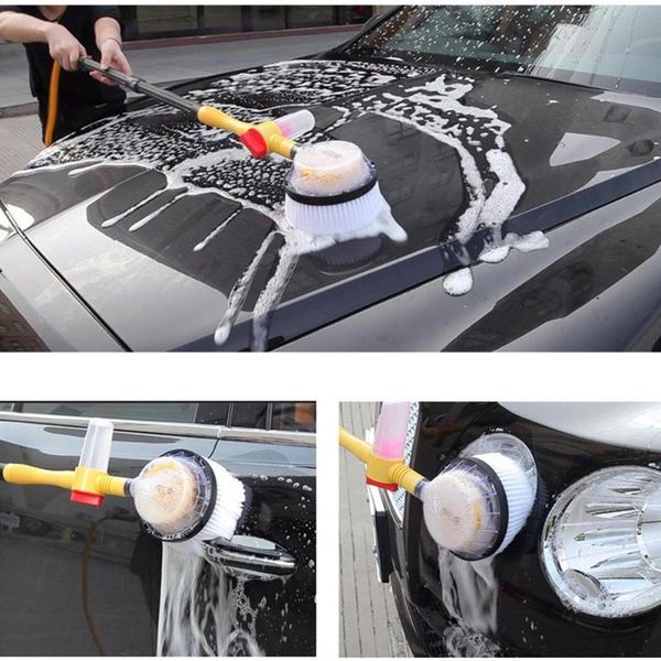 

car wash artifact water tool water pipe with foam pot household nozzle car grab brush tool kit