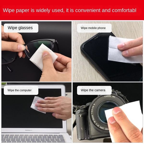 

kcks8 ouna clothscreen glasses clothpaper lens glasses cloth professional disposable wet wipes eye cloth cleaning mobile phone screen cleani, Blue