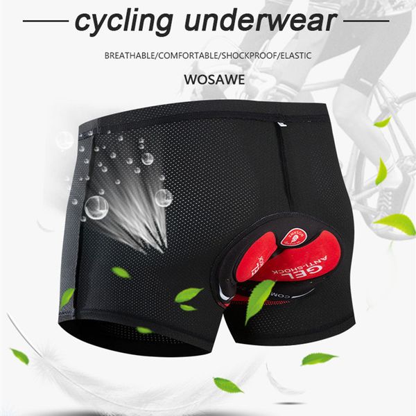 

men summer riding breathable and quickdrying thick silicone pad underwear mountain bike underwear fart cushion bike shorts women