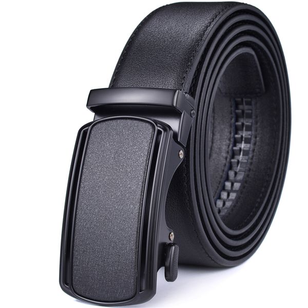

ratchet belt for men leather dress belts with automatic buckle, Black;brown