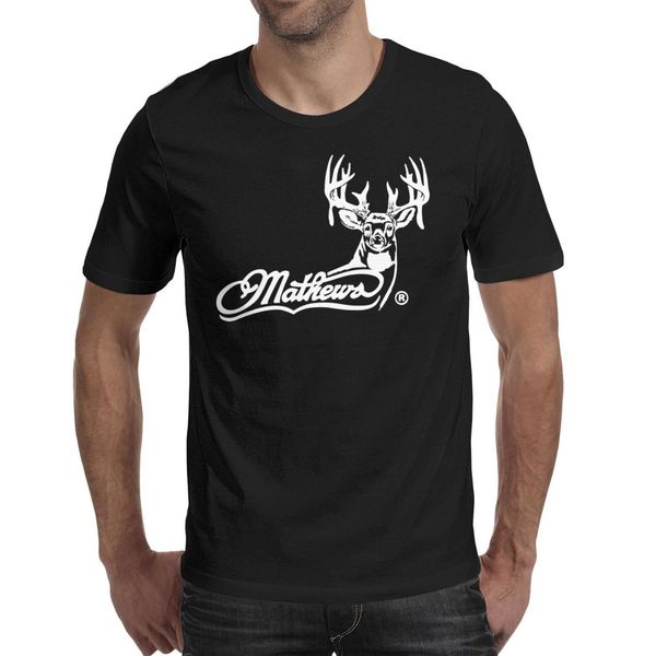

fashion mens mathews archery black round neck t shirt casual slogan shirts gay pride rainbow compound bow white marble lancaster logo, White;black