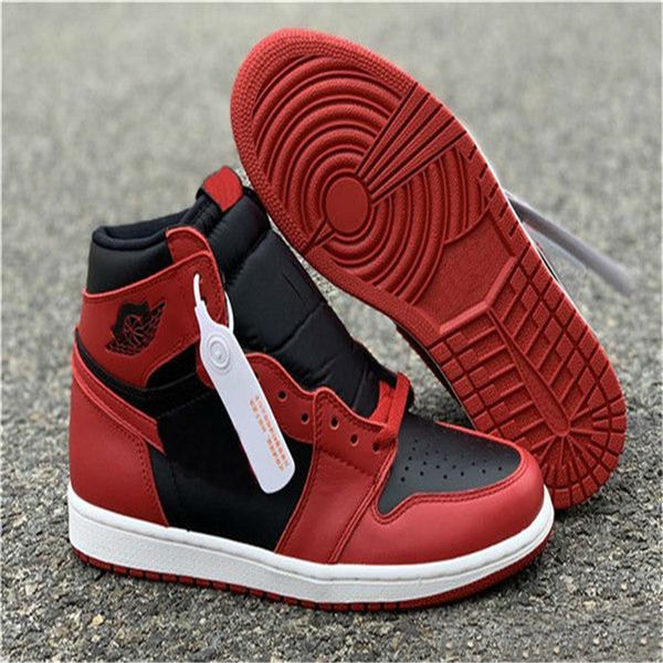

wholesale 1 i hi 85 varsity red basketball shoes men black varsity red white trainers outdoor sneakers size 7-12