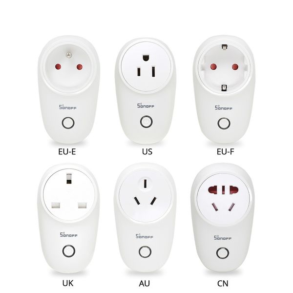 Basic S26 WiFi Wireless Smart Socket AU/UE/UK/US Plug Home Switch Power Sockets Work With Alexa Google IFTTT Time Setting