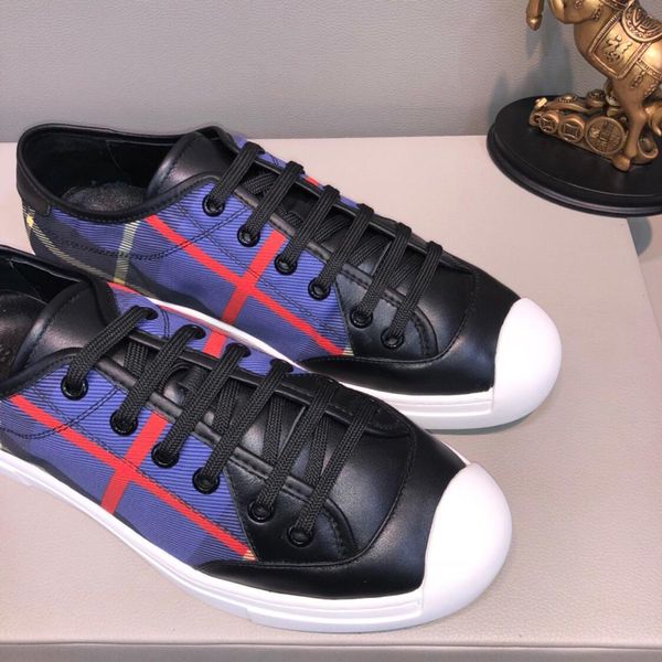 

2019e summer new men's trend casual shoes, fashion wild sports shoes, comfortable shoes original box packaging: 38-44, Black