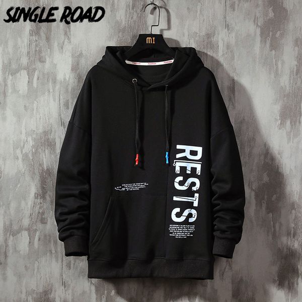 

singleroad oversized men's hoodies men 2020 sweatshirt hip hop japanese streetwear harajuku casual sweatshirts black hoodie men