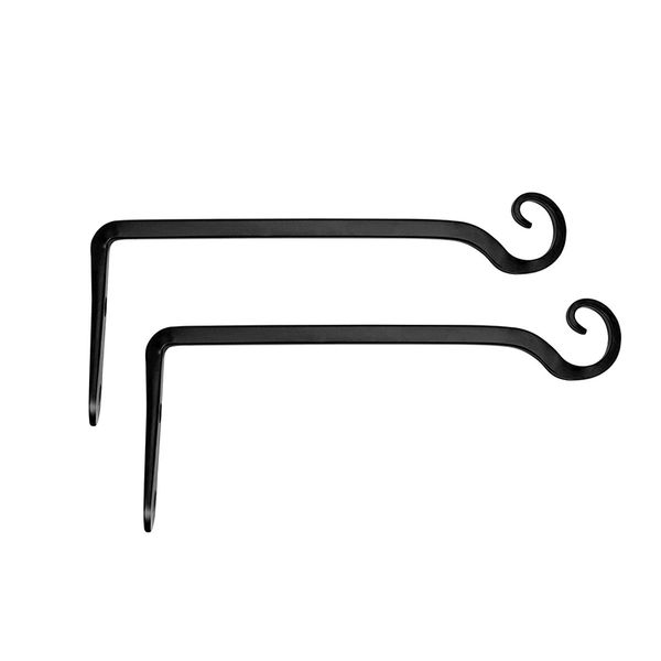 

2 pack wall hook hanging plant bracket decorative straight plant hanger for bird feeders, planters, lanterns