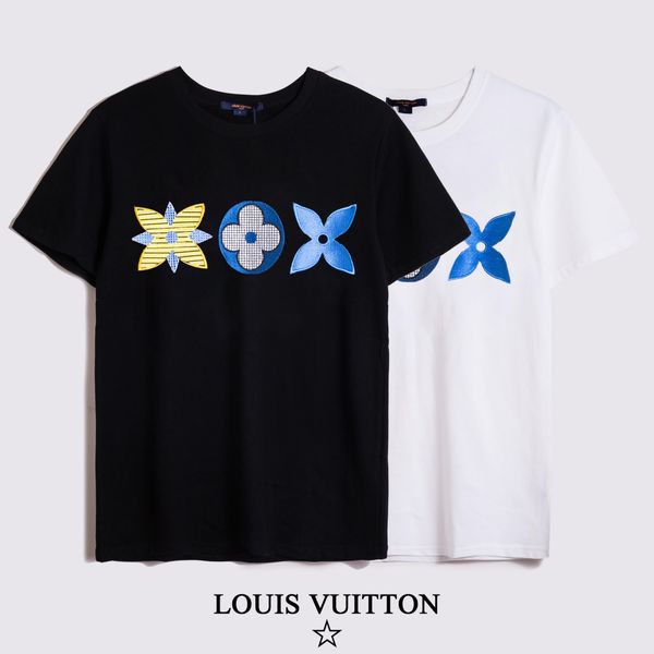 

new men's t-shirt summer womens dress white and black fashion t-shirt crewneck sweatshirt top