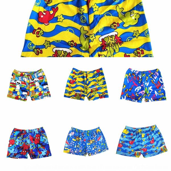

new super cute swimsuit children's boys' trunks children's beach swimming pool colorful swimsuit spring swimming trunks, Black