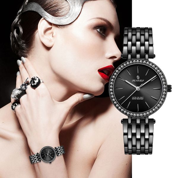 

senors fashion luxury woman watch watches round dail luxury silver clock casual quartz steel band marble strap watch wrist, Slivery;brown