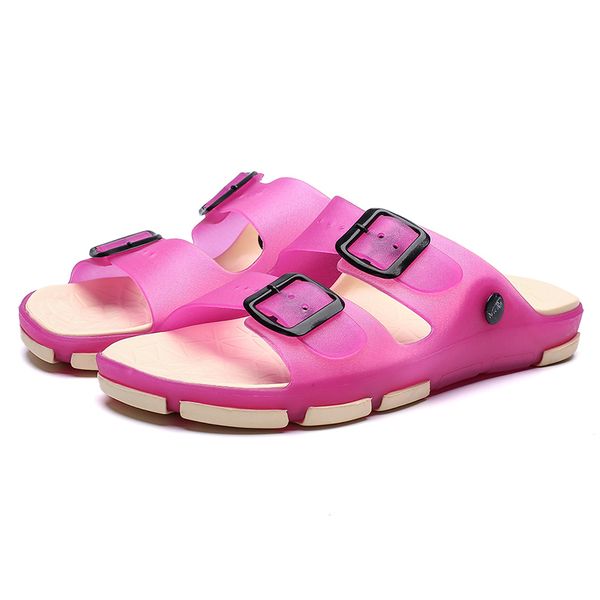 

beach shoes summer casual slippers candy colour women outdoor soft shoes bathroom anti-slip home slippers, Black